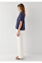 Short Sleeve Navy Blue Shirt Loose Fit / Relaxed Fit 1211613-86965 - 4