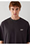 Mvjns Printed Anthracite T-Shirt Oversize / Wide Cut 0613667-70087 - 6