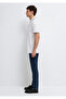 Half-Zip White Polo T-Shirt Regular Fit / Normal Cut 0613367-620 - 5