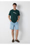 Istanbul Printed Green T-Shirt Regular Fit / Normal Cut 0612274-85173 - 2