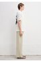Sound of the Sea Printed Ecru T-Shirt Loose Fit / Comfortable Loose Cut 0613646-70057 - 6