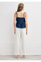 Lace Detailed Navy Blue Blouse 1211599-70488 - 4