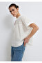 Embroidery Detailed Ecru Blouse 1211431-70057 - 3