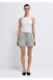 Striped Detailed Gray Shorts 1410268-80196 - 3