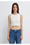 Ecru Crop Athlete Crop / Short Cut 1613810-70057 - 4