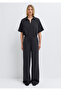 Anthracite Wide Leg Pants 1011200-70087 - 4