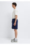 Mj Printed Navy Blue Shorts 0410337-70497 - 5
