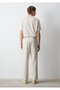 Lyocell (Tencel) ™ ) Mixed Beige Trousers 0010590-70144 - 4