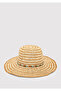 Beige Straw Hat with Bead Detail 1913774-70185 - 2
