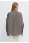 Plaid Brown Shirt Loose Fit / Relaxed Fit 1211227-91742 - 6