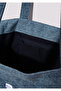 M Logo Embroidered Denim Shoulder Bag 1913790-22189 - 7