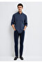 Navy Blue Shirt Regular Fit / Normal Cut 0211554-87822 - 3