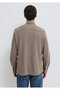 Striped Brown Shirt Regular Fit / Normal Cut 0211998-91553 - 5