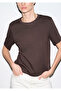 Brown Basic Interlock T-Shirt Semi Slim Fit 1613588-71603 - 2