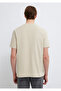Logo Printed Beige T-Shirt Regular Fit / Normal Cut 0613305-70322 - 5