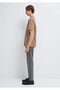 Printed Brown T-Shirt Loose Fit / Relaxed Comfortable Cut 0613638-88091 - 4