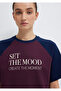 Printed Claret Red T-Shirt Regular Fit / Normal Cut 1613844-70434 - 8