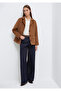 Brown Faux Suede Jacket 1110817-70226 - 3