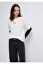 Crew Neck Back Printed White T-Shirt Regular Fit / Normal Cut 1613766-70057 - 2