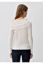 Cashmere Blend Ecru Blouse Slim Fit / Narrow Cut 1613651-91336 - 5