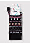 New Year Themed Navy Blue Socks 0912108-70490 - 3