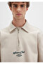 Semi-Zip Ecru Shirt 0211784-81202 - 6