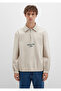 Semi-Zip Ecru Shirt 0211784-81202 - 4