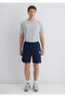 Printed Navy Blue Shorts 0410224-70497 - 4