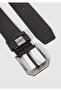 Black Faux Leather Belt 0912074-900 - 3