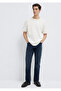 Black Ecru Basic T-Shirt Loose Fit / Relaxed Fit 0612731-70057