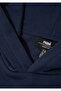 Jeans Printed Hooded Navy Blue Sweatshirt 6S10141-82318 - 7