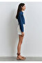 Heidi 90S Off-White Jean Shorts 1410057-90426 - 6