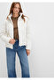 Water Repellent Premium Quilted White Inflatable Jacket 1110230-70057