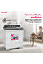 14kg Semi Automatic Washing Machine| Air Turbo | Energy Efficient | White & Black - WM4214 - 8