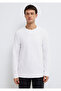 White Slim Fit Long Sleeve T-Shirt -064622-20454 - 4