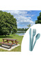 Self Boxed Hygienic Plastic Picnic Type Fork Spoon Knife Set - 2