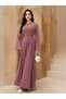 Rochie maxi, roz - M - 8