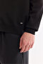 Men's Black Polo Collar Buttoned Rayon Regular Fit Cardigan A61Y5001 - 4
