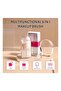 8-in-1 Portable Mini Makeup Brush Set with Case, Travel Cosmetic Brushes White - 3