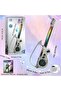 Bluetooth Kids Guitar Toy with DJ Set, Stringless Electric Guitar for Ages 3-12, Pink - 3