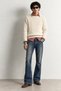 Otis - White - Regular Fit Crew Neck - Men's Sweatshirt - 4
