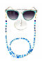 Fimo Blue Evil Eye Glasses Chain - Necklace - Bracelet - 7