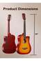 38 Inch Acoustic Guitar Starter Set, Full Kit with Gig Bag and Tuner for Beginners, Brown - 4