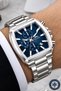 Functional Steel Cord, Steel Case Men's Wristwatch Bracelet Gift Silver-Blue Sdslz021 - 4