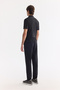 Men's Black Elastic Waist Bi-Stretch Quick Dry Technical Fabric Relaxed Fit Jogger Pants A61Y3255 - 4