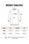 Anthracite Crew Neck Oversized Women's Knitwear Sweater Tunic - 2
