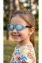 Blue Oval Mirrored Children's Sunglasses - 2