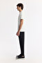 Men's Ecru Crew Neck Printed Bi-Stretch Interlock Regular Fit T-Shirt A51Y1140 - 3