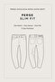 Men's Black Soft Touch Cotton Slim Fit Trousers B003038 - 2