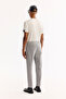 Men's Gray Relaxed Fit Trousers with Elastic Sides, Cotton-Viscose Blend A52Y3036 - 8